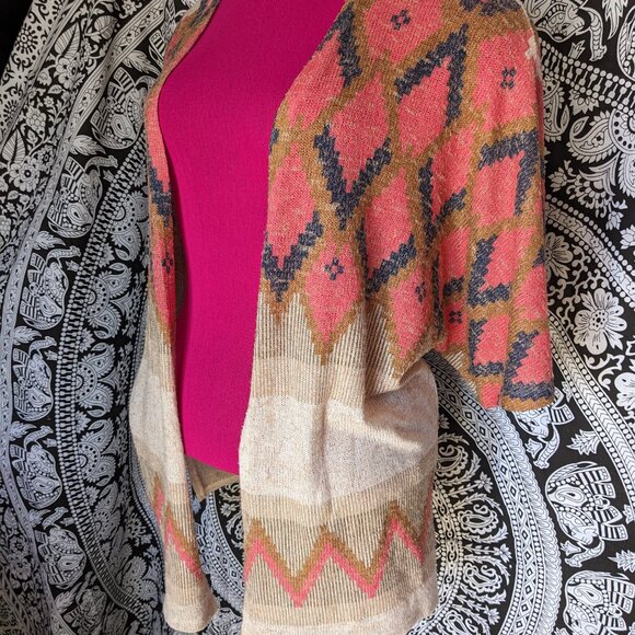 Maurices Open Front Lightweight SS Cardigan Sz L - Picture 2 of 3